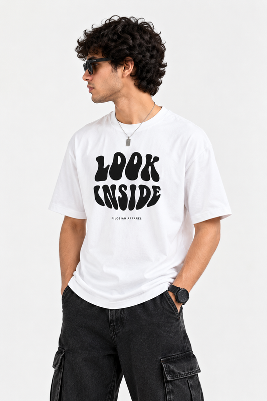 FILOSIAN Look Inside Oversized Heavyweight T-Shirt